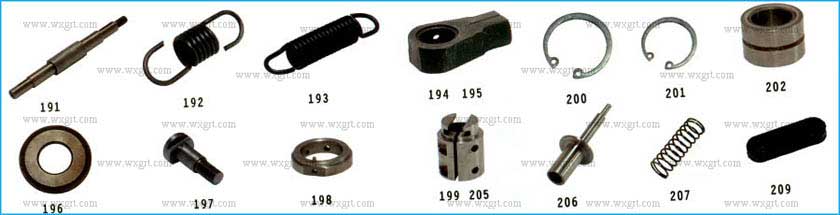 Spare parts for Tsudakoma ZA203, 205, 209 series
